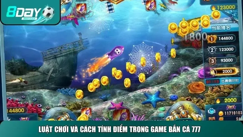 Luật chơi và cách tính điểm trong game bắn cá 777